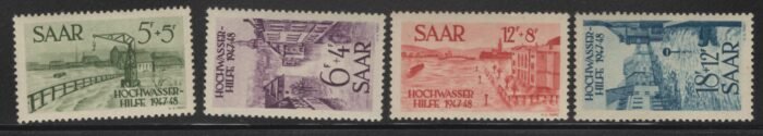Saar Scott#: B61-4 Michel#: ** VF