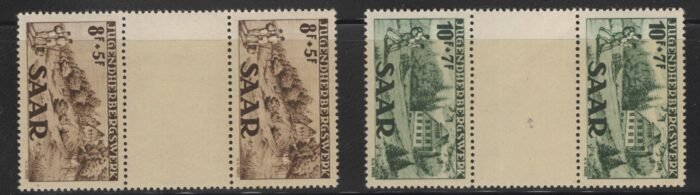 Saar Scott#: B65-6 Michel#:262-3 I/II ** VF