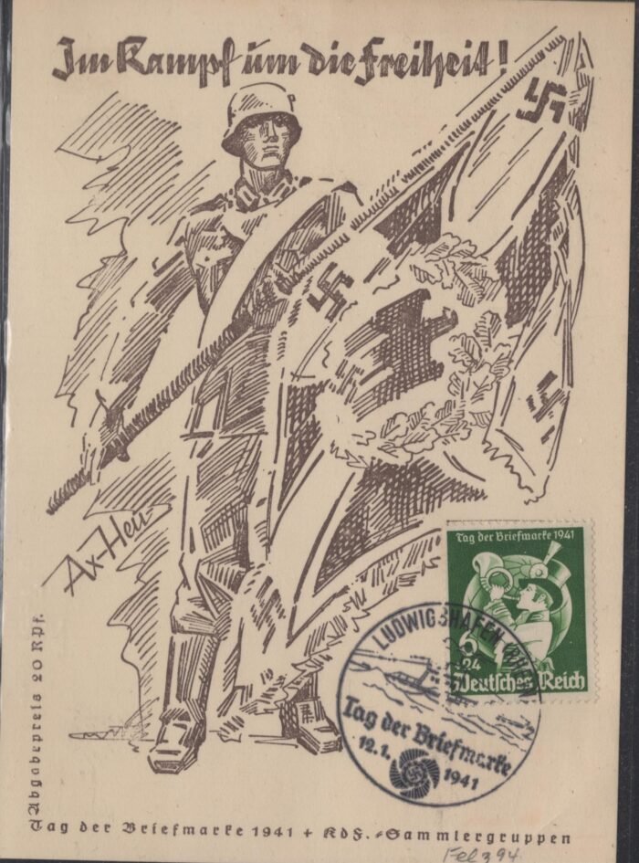 Third reich MI 762 UA propaganda pc VF