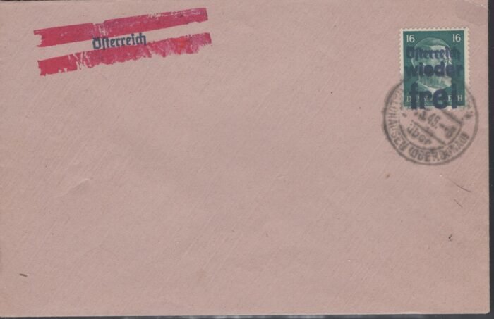 Dorfstettin Soecknick  10 16 pf on  unaddressed FDC   08 5 45  VF
