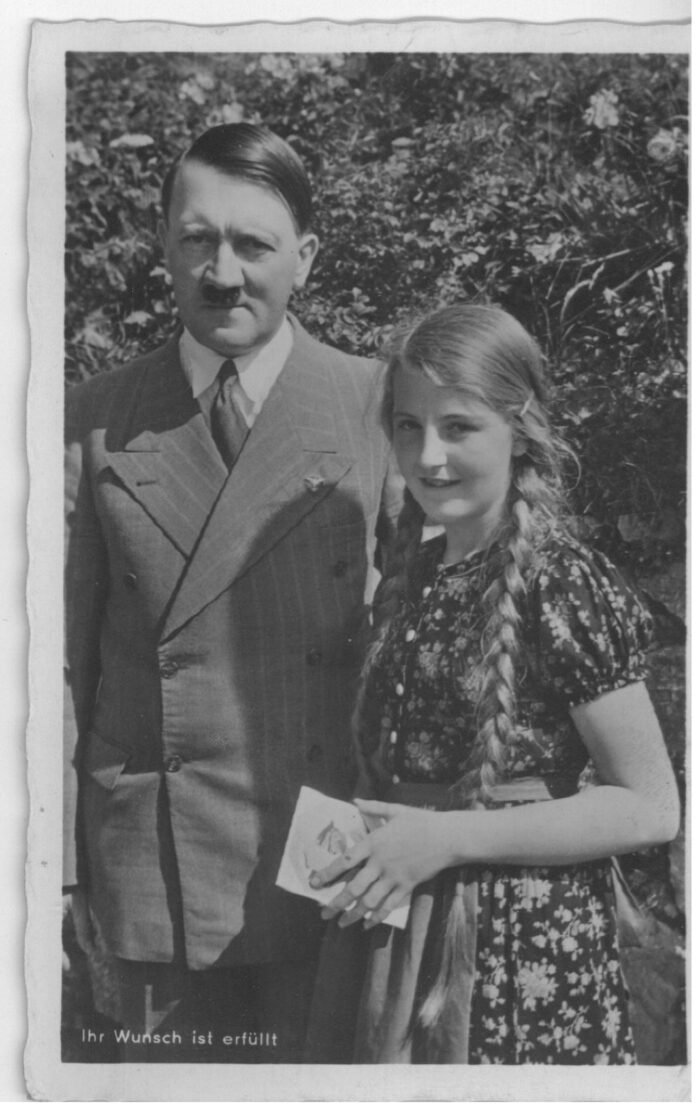 Germany Post Card Third Reich Michel#: * VF Hitler fotocard "Her desire is fulfilled" -