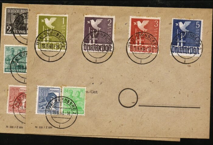Bundesrepublik MI 961 block of 4 on postally used cover VF