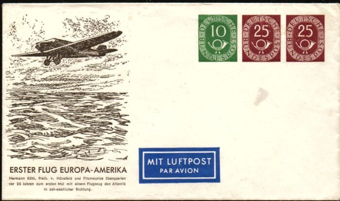 Bundesrepublik semi-official air mail mint cover VF
