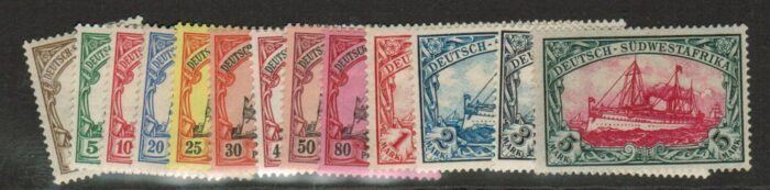 German South West Africa Scott#: 13-25 Michel#: *  F/VF