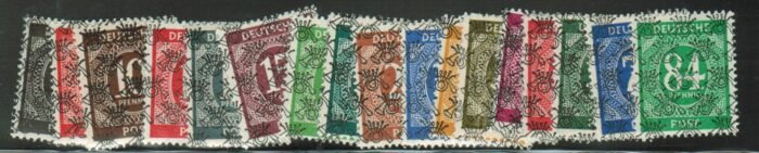 Germany Scott#: 593A-99 var Michel#: 52 IIK-68 II K ** VF