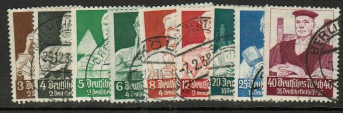 Germany Scott#: B59-67 Michel#: U VF