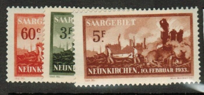 Saar Scott#: B44-6 Michel#: ** VF