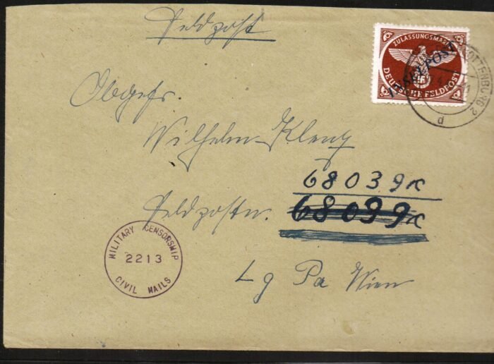 Germany Third Reich Michel Feldpost 10B F/VF