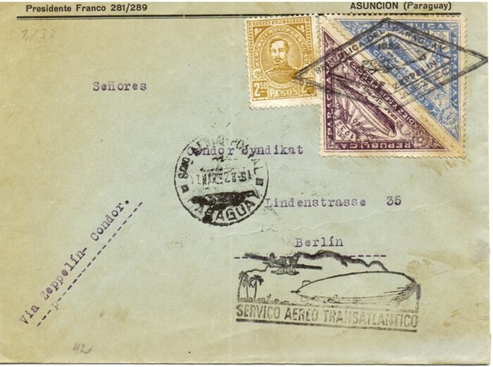 South American zeppelin flight to Germany 29 Mar 32 VF