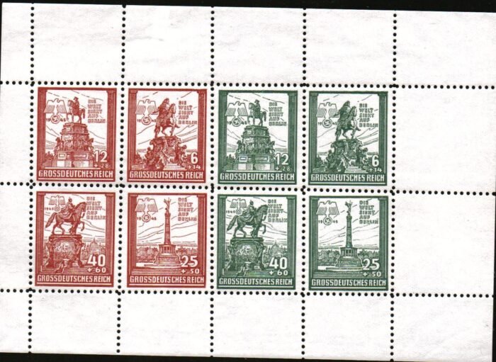 1946 Essay block of 4 different stamps ** VF
