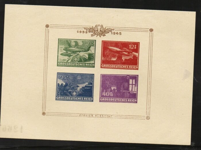 1947 Essay block of 4 different stamps ** VF