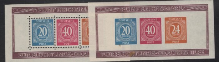 Germany Scott#: B294-5 Michel#: ** VF SS
