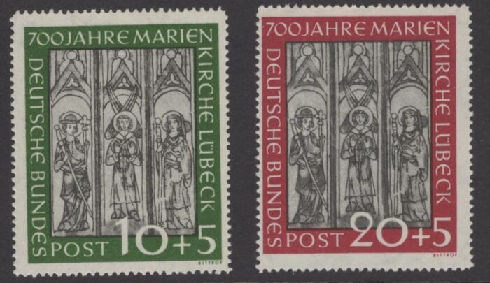 Germany Scott#: B316-7 Michel#: ** F/VF
