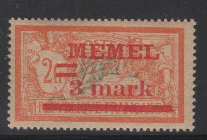 Memel Scott#: 30 Michel#: ** F/VF expertized