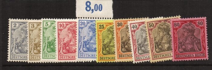 Germany Scott#: 65C-74 Michel#: ** VF