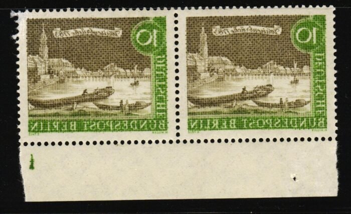 Germany 9N197 variety Michel 219 abklatsch **F/VF