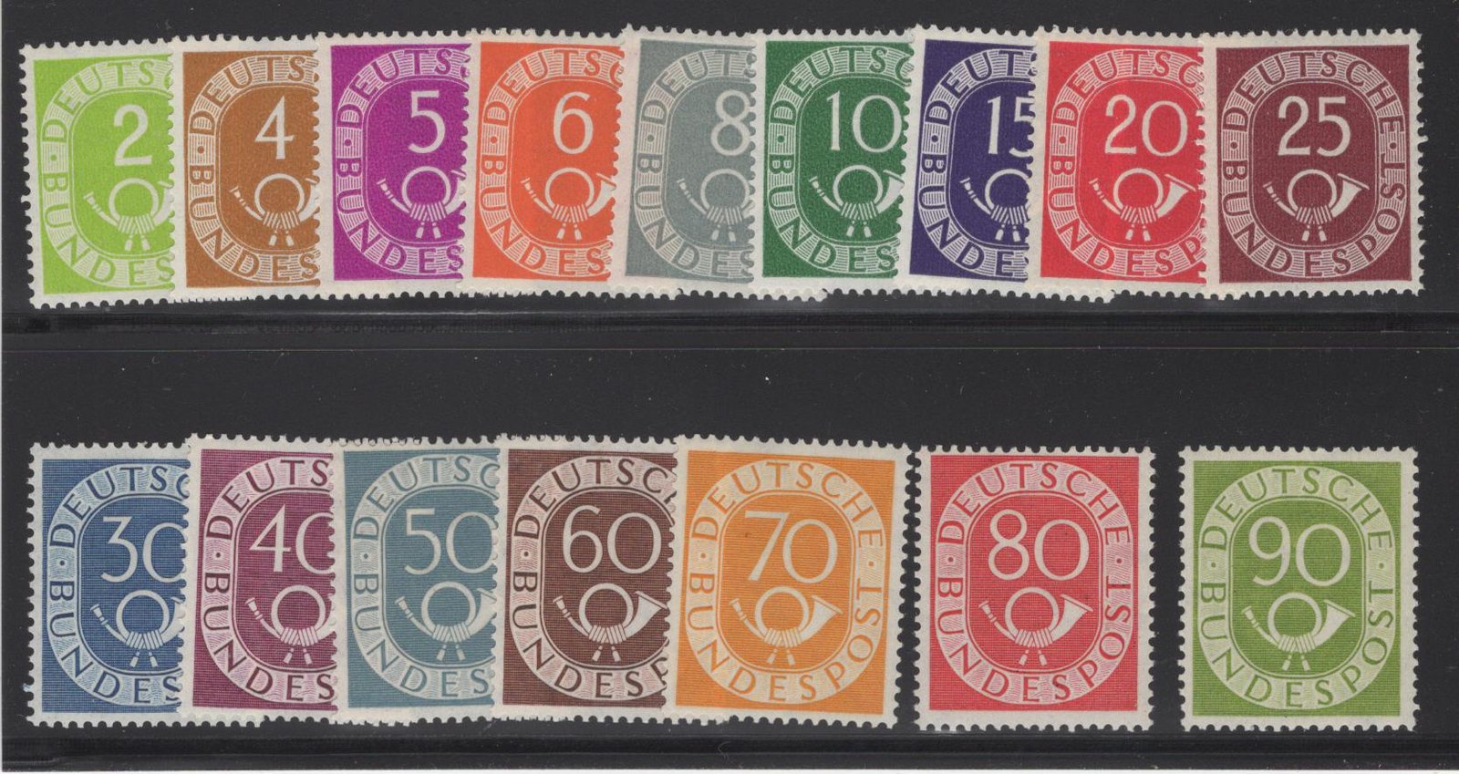 Lot #20 – Germany  SC 670-685 ** F/VF  cat value $1700