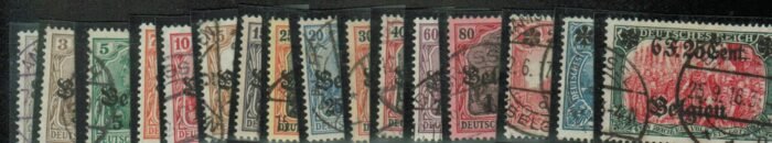 Belgium Scott#: N10-25Michel#: U F/VF