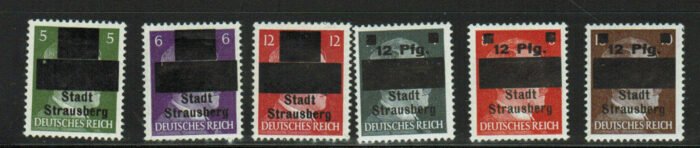 Germany Post WWII Locals Strausberg Michel# 1-6* F/VF