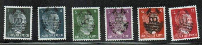 Germany Post WWII Locals Glauchau Michel#: I - VI ** F/VF expertized